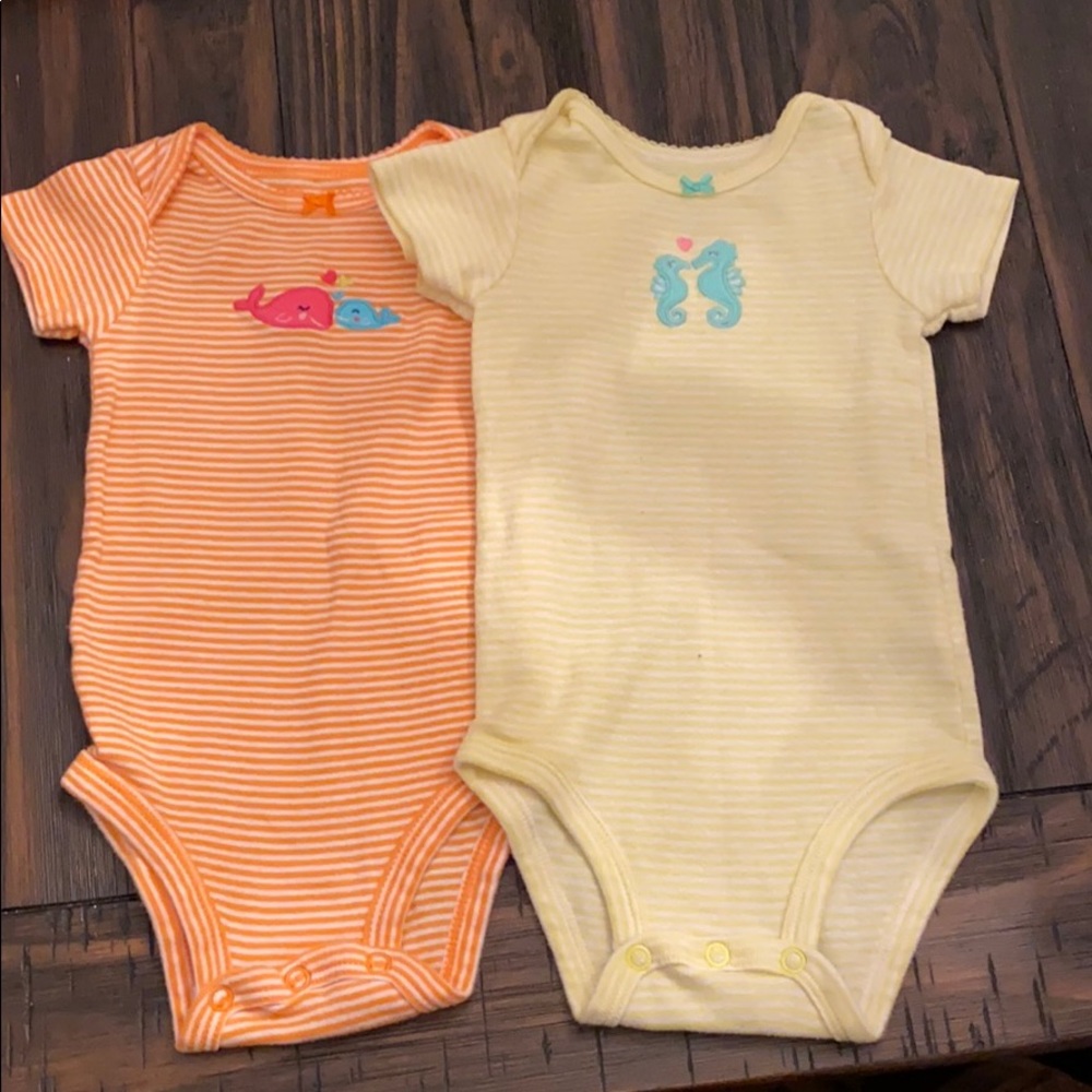 Set of 2 Carter’s onesies
